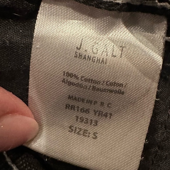 Brandy Melville Jeans Womens Small Black Jeans Carpenter J Galt Cotton Straight - Picture 8 of 11